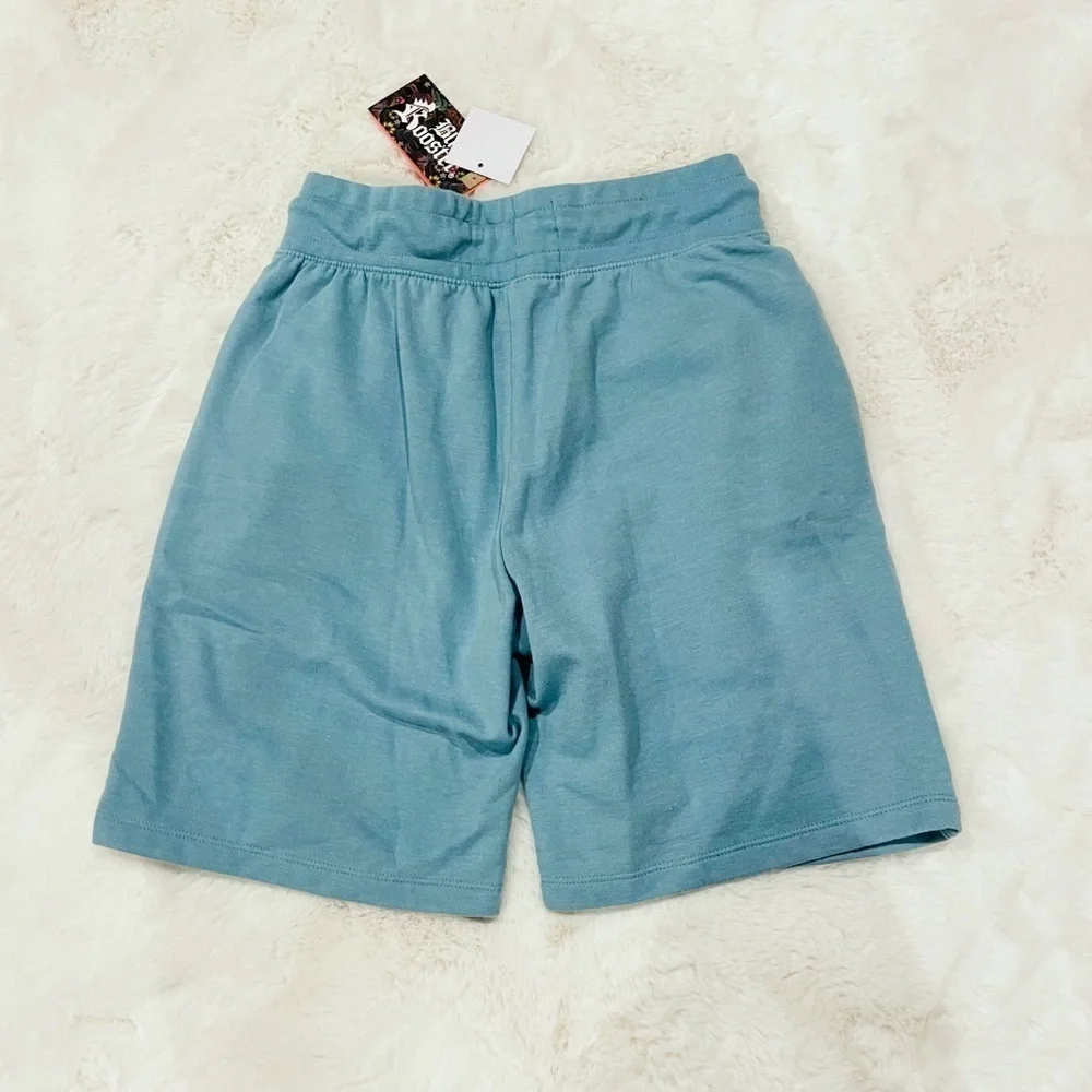 Blind Rooster Men’s Blue Dragon Embroidered Casual Sweat Shorts Size S New